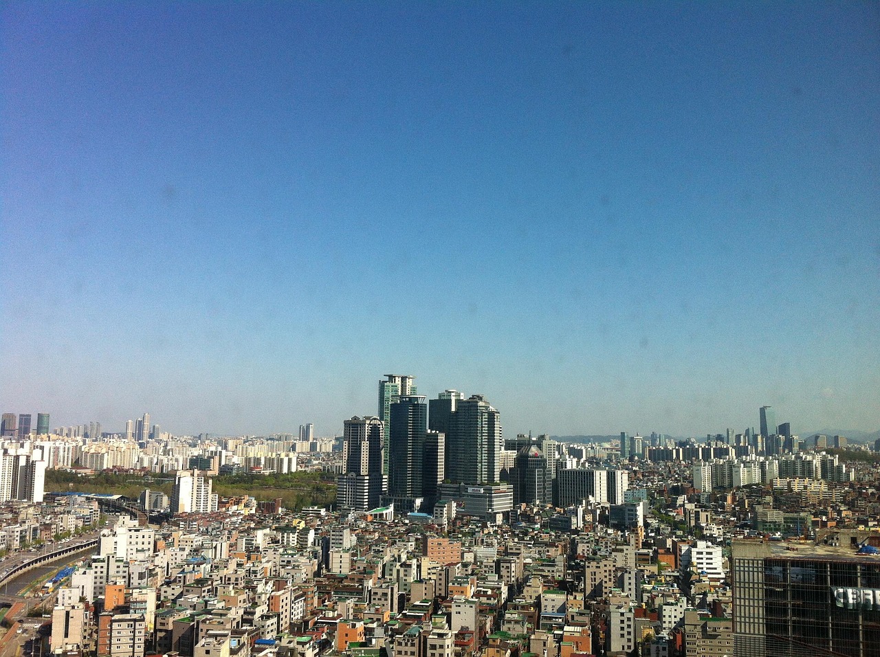 city, panorama, seoul, sillim-dong, building, sky, republic of korea