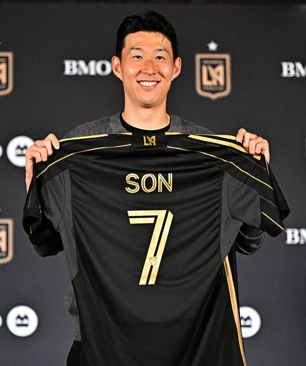 lafc holds a news conference for a 'major announcement' among reports son heung min is going to sign transfer