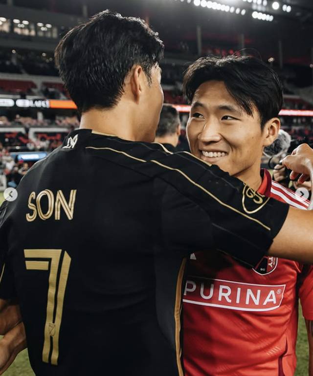 손흥민과 정상빈