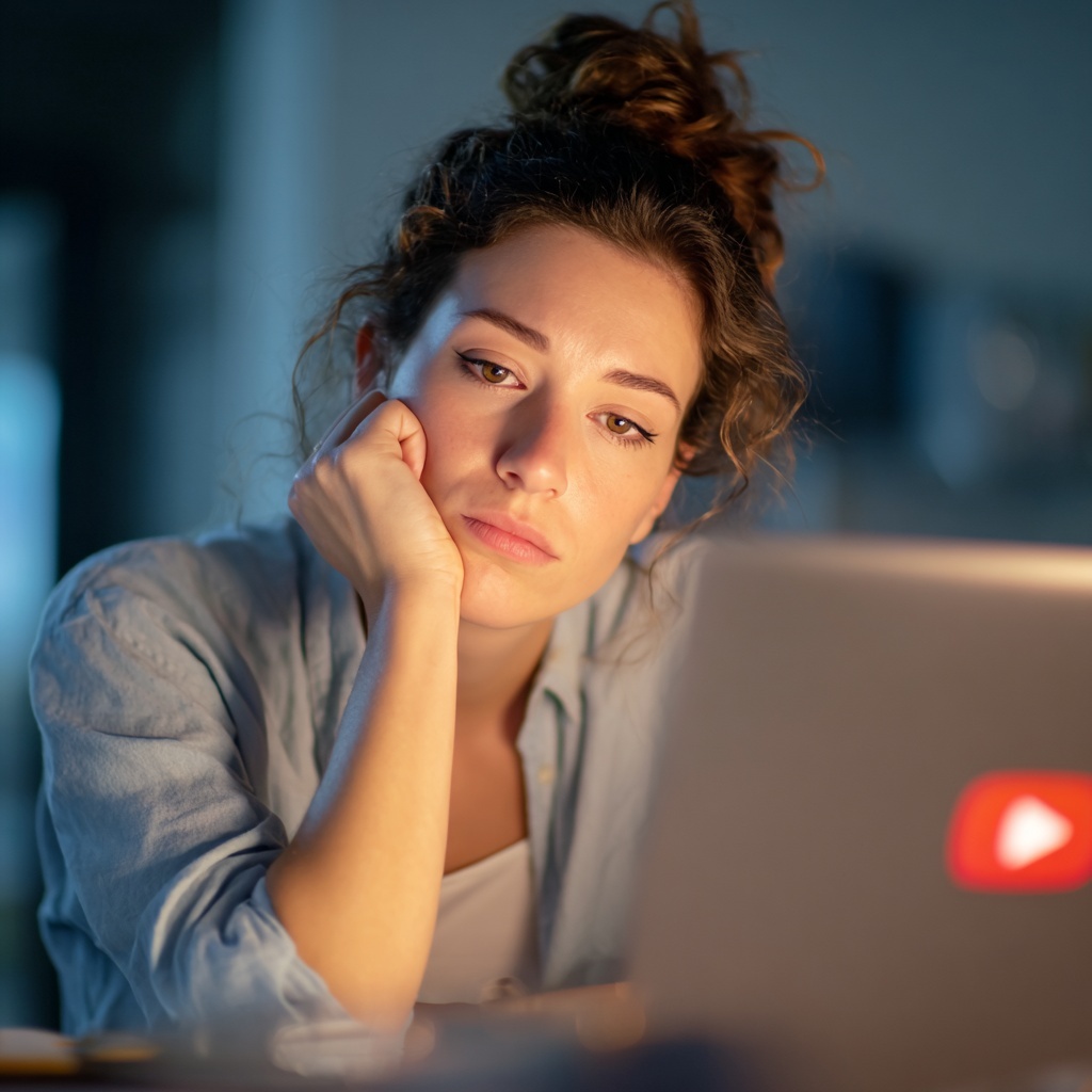 a young woman at her desk